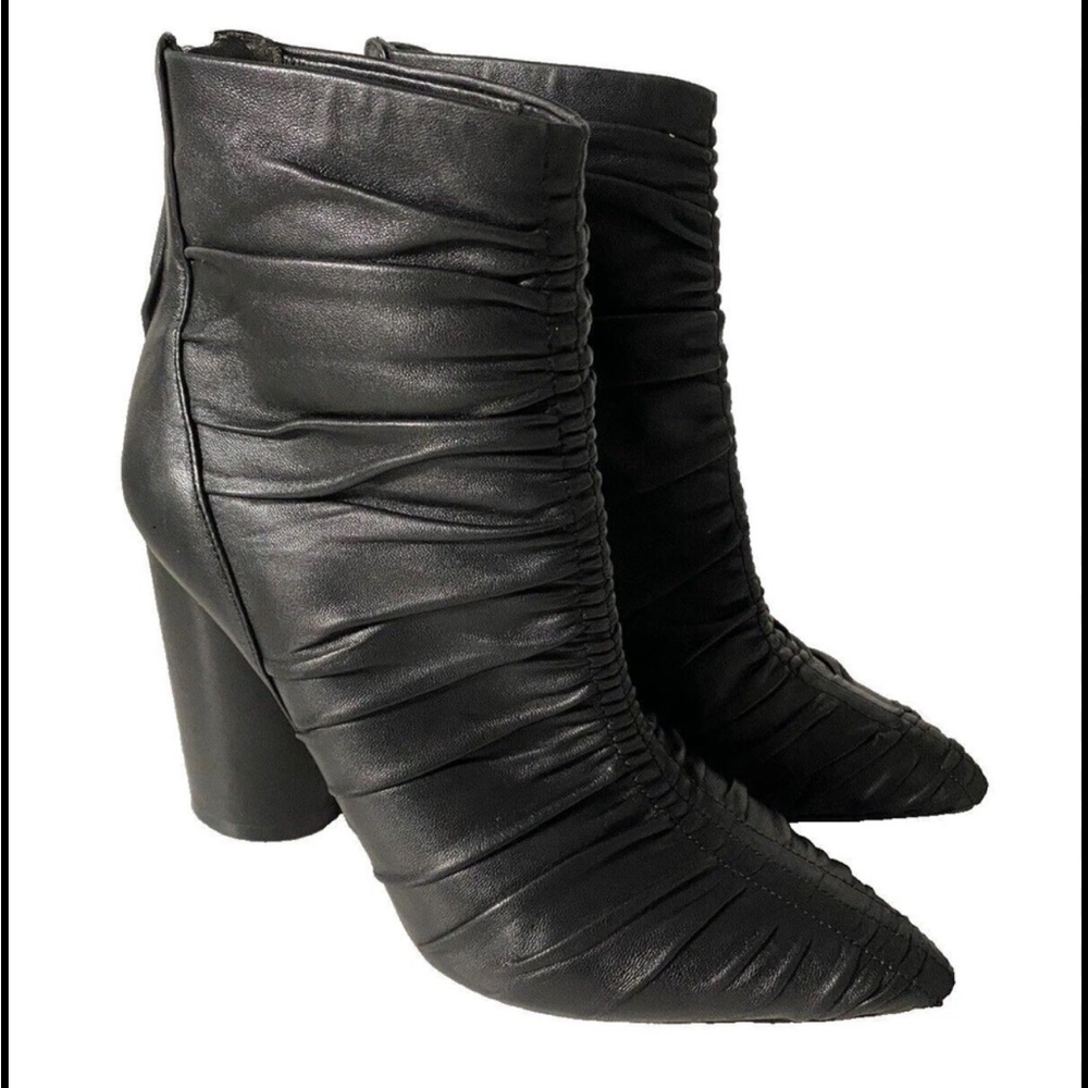 Sigerson Morrison Kimay Ruched Ankle Booties